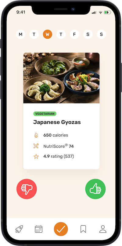 iphone app perferences selection screen